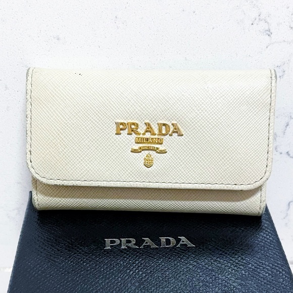 Authentic Prada Cera Portachiavi 6 Key Saffiano Leather Holder / Wallet - Picture 11 of 14